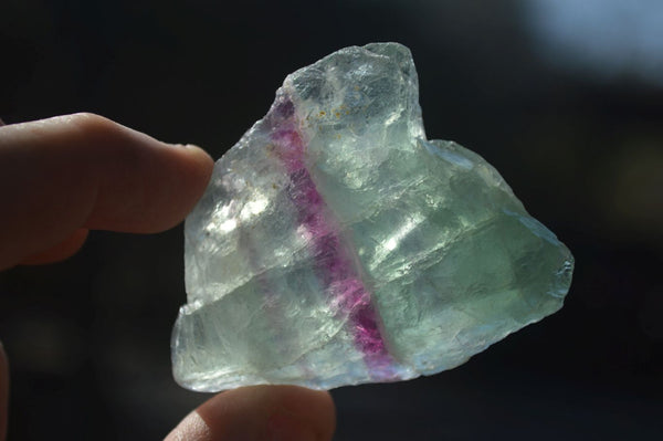 Natural Cobbed Watermelon Fluorite Specimens  x 24 From Uis, Namibia