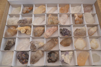 Natural Mixed Selection Of Quartz Specimens x 35 From Southern Africa