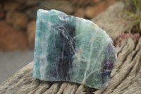 Polished One Side Polished Watermelon Fluorite Slabs x 2 From Namibia - TopRock