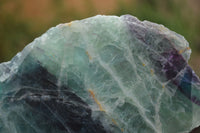 Polished One Side Polished Watermelon Fluorite Slabs x 2 From Namibia - TopRock