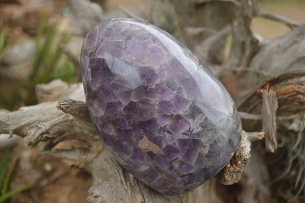 Polished Large Smokey Amethyst Standing Free Form  x 1 From Madagascar - TopRock