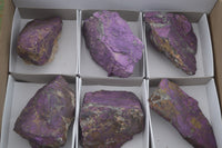 Natural Rough Purpurite Cobbed Specimens  x 6 From Erongo, Namibia - TopRock