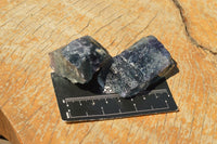 Natural Highly Selected Watermelon Fluorite Cobbed Pieces  x 14 From Uis, Namibia - TopRock