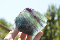 Natural Highly Selected Watermelon Fluorite Cobbed Pieces  x 14 From Uis, Namibia - TopRock