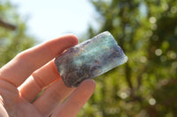 Natural Highly Selected Watermelon Fluorite Cobbed Pieces  x 14 From Uis, Namibia - TopRock