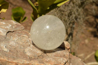 Polished Clear Quartz Crystal Balls / Spheres With Rainbow Veils  x 3 From Madagascar - TopRock