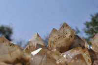 Natural Giant Lwena White Phantom Cascading Smokey Quartz x 1 From Lwena, Congo - TopRock