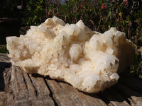 Natural White Phantom Castle Window Quartz Cluster x 1 From Ivato, Madagascar