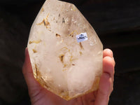 Polished Large Smokey Window Quartz Crystal With Small Water / Gas Inclusion  x 1 From Madagascar - Toprock Gemstones and Minerals 