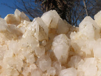 Natural White Phantom Castle Window Quartz Cluster x 1 From Ivato, Madagascar