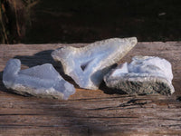 Natural Blue Lace Agate Geode Specimens  x 12 From Nsanje, Malawi - TopRock