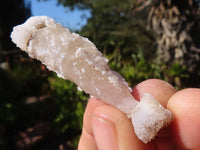 Natural Drusy Quartz Coated Calcite Crystals  x 20 From Alberts Mountain, Lesotho - Toprock Gemstones and Minerals 