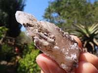 Natural Drusy Quartz Coated Calcite Crystals  x 20 From Alberts Mountain, Lesotho - Toprock Gemstones and Minerals 