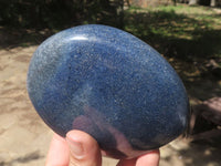 Polished Blue Lazulite Standing Free Forms  x 2 From Madagascar - TopRock