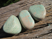 Polished Blue Kobi Amazonite Free Forms x 12 From Zimbabwe - TopRock