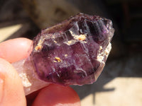 Natural Window Amethyst Crystals  x 20 From Chiredzi, Zimbabwe