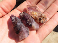 Natural Window Amethyst Crystals  x 20 From Chiredzi, Zimbabwe