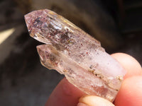 Natural Window Amethyst Crystals  x 20 From Chiredzi, Zimbabwe