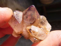 Natural Window Amethyst Crystals  x 20 From Chiredzi, Zimbabwe