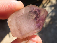 Natural Window Amethyst Crystals  x 20 From Chiredzi, Zimbabwe