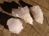 Natural White Cactus Flower Spirit Quartz Specimens x 35 From Boekenhouthoek, South Africa