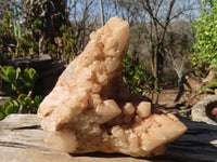 Natural Large Cascading Candle Quartz Specimens  x 2 From Madagascar