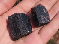 Natural Small Black Alluvial Tourmaline / Schorl Crystals  x 63 From Zimbabwe - TopRock