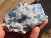 Natural New Sky Blue Calcite Specimens  x 12 From Spitzkop, Namibia