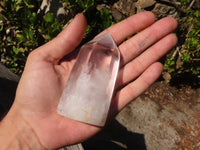 Polished Clear Quartz Crystal Points  x 6 From Madagascar