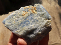 Natural New Sky Blue Calcite Specimens  x 12 From Spitzkop, Namibia