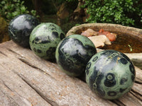 Polished Stromatolite / Kambamba Jasper Spheres  x 4 From Madagascar - TopRock