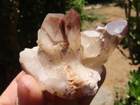 Natural Red Hematoid Phantom Quartz Crystals  x 13 From Karoi, Zimbabwe - TopRock