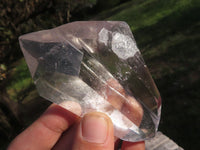 Polished Semi Optic Double Terminated Quartz Crystals  x 12 From Madagascar - TopRock