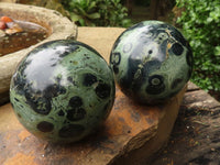 Polished Stromatolite / Kambamba Jasper Spheres  x 4 From Madagascar - TopRock