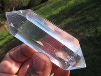 Polished Semi Optic Double Terminated Quartz Crystals  x 12 From Madagascar - TopRock