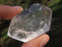 Polished Semi Optic Double Terminated Quartz Crystals  x 12 From Madagascar - TopRock