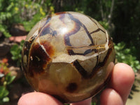 Polished Septarian (Septerye & Calcite) Spheres  x 4 From Mahajanga, Madagascar - TopRock