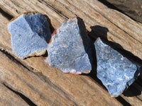 Natural Rough Dumortierite Pieces  x 24 From Mozambique