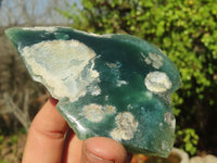 Polished One Side Polished Emerald Mtorolite Plates  x 6 From Zimbabwe