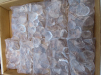 Polished Clearly Rock Crystal Quartz Gemstone Hearts - sold per 500 g from Madagascar - TopRock