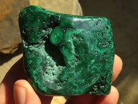 Polished Flower Banded Malachite Free Forms  x 6 From Congo - Toprock Gemstones and Minerals 