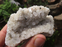 Natural Drusi Quartz Coated Calcite Pseudomorph Specimens  x 12 From Alberts Mountain, Lesotho - TopRock