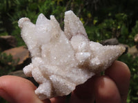 Natural Drusi Quartz Coated Calcite Pseudomorph Specimens  x 12 From Alberts Mountain, Lesotho - TopRock