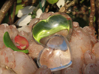 Polished Clearly Rock Crystal Quartz Gemstone Hearts - sold per 500 g from Madagascar - TopRock