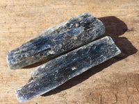 Natural Single Blue Kyanite Crystals  x 41 From Karoi, Zimbabwe