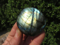 Polished Labradorite Gallets with Selected Flash (Palm Stones) - sold per kg - From Tulear, Madagascar - TopRock