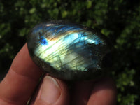 Polished Labradorite Gallets with Selected Flash (Palm Stones) - sold per kg - From Tulear, Madagascar - TopRock