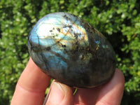 Polished Labradorite Gallets with Selected Flash (Palm Stones) - sold per kg - From Tulear, Madagascar - TopRock