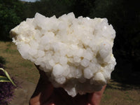 Natural Fairly Large Cascading White Quartz Clusters x 2 From Madagascar - TopRock