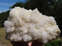 Natural Fairly Large Cascading White Quartz Clusters x 2 From Madagascar - TopRock